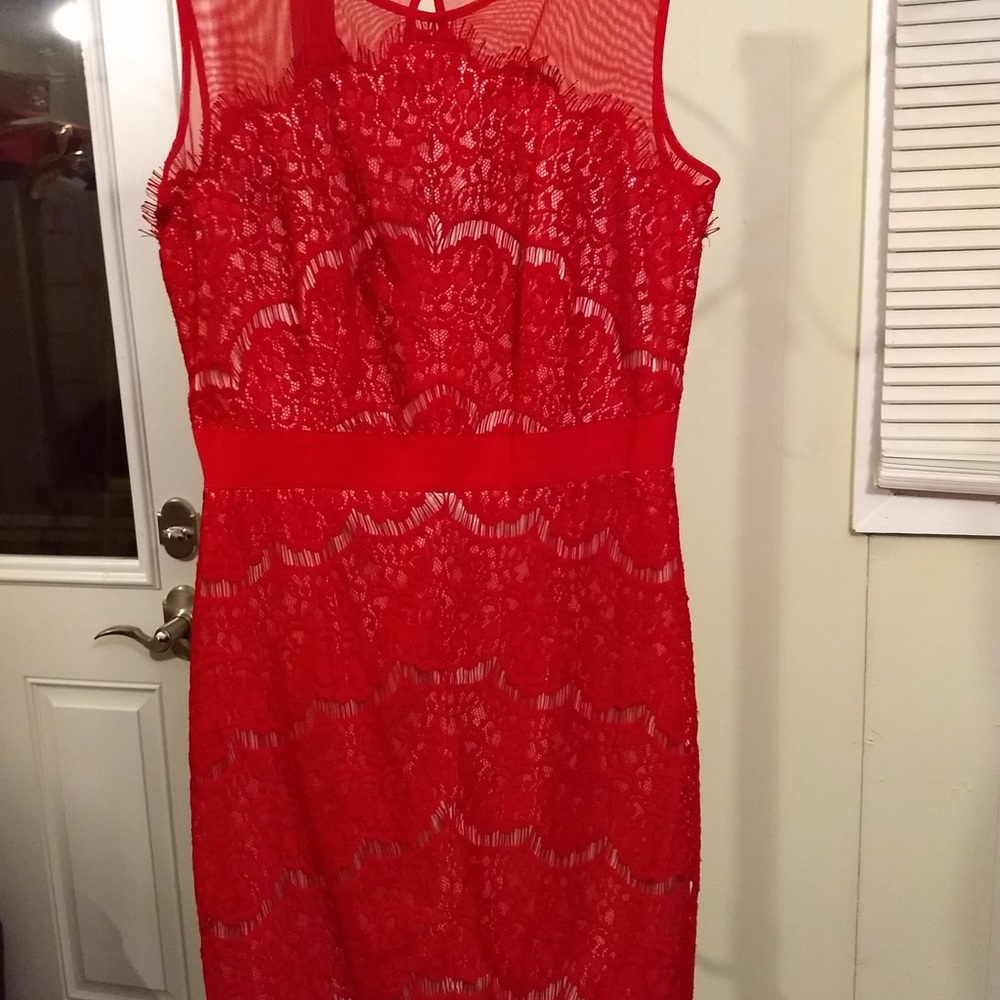 JAX Sexy Red Special Occasion Dress, Size 14